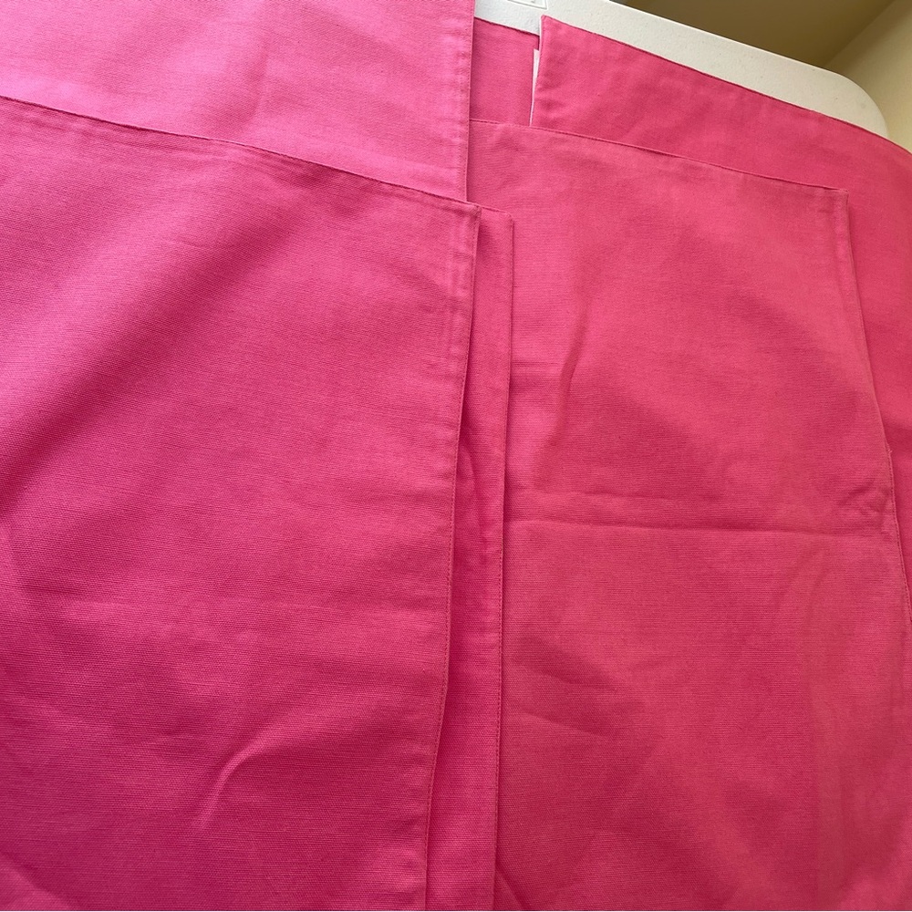 Pomegranate Pink and Green Hexagon Pattern Fabric - Picture 3 of 3
